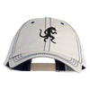 El Chupacabra Embroidered Big Size Special Cotton Low Profile Trucker Cap - Putty XL-3XL