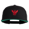 The Jersey Devil Embroidered Wool Blend Prostyle Snapback Cap - Black OSFM