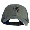 El Chupacabra Embroidered Low Profile Special Cotton Mesh Cap - Green OSFM