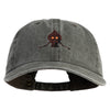 Flatwoods Monster Embroidered Unstructured Pigment Dyed Cotton Cap - Black OSFM
