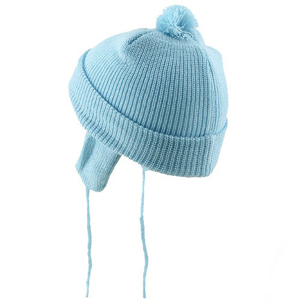 Toddler Beanie Hat with Ear Flaps, Ski Beanie/Chullo