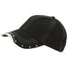 Rhinestone Washed Cotton Cap