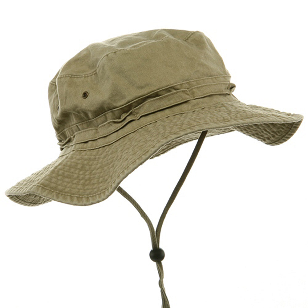 Extra Big Size Fishing Hats, Khaki / 2XL-3XL