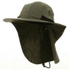 UV 4 Panel Large Bill Flap Hat
