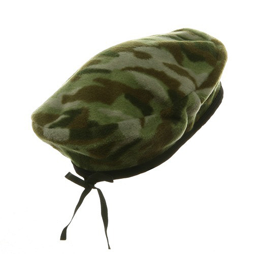 Camo Fleece Beret Beret/Tam Hat e4Hats – - Main Image