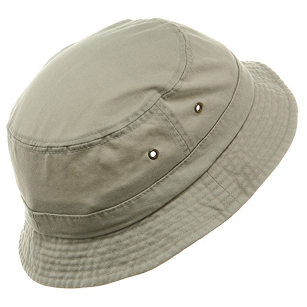 e4Hats.com Striped Hat Band Fisherman Bucket Hat - Grey Black S-M