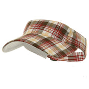 Pro Style Plaid Visor