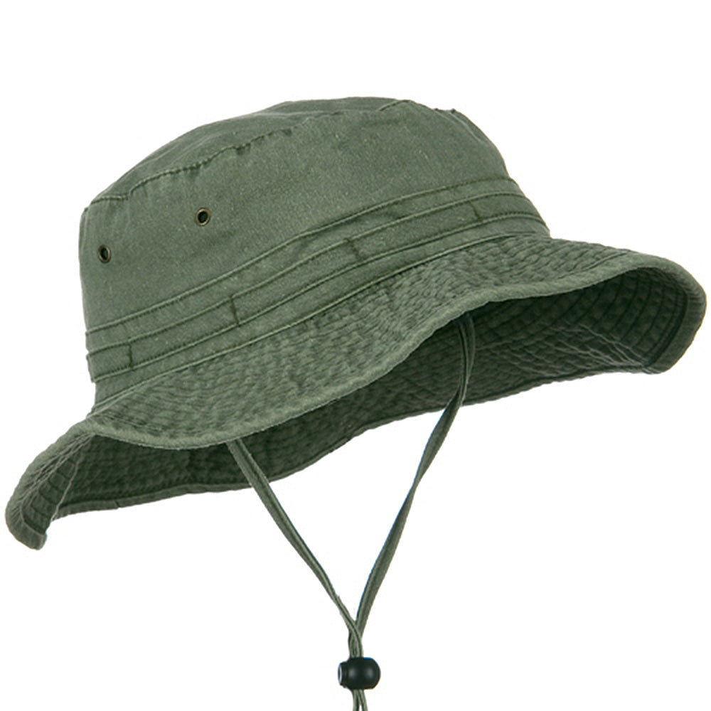 Extra Big Size Fishing Hats, Olive / 2XL-3XL