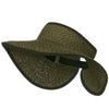 UPF50+ Tweed Roll Up Visor