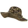 Animal Print Wool Felt Hat