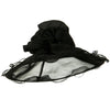 Double Trim Organza Hat