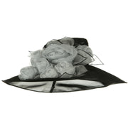6 Roses Organza Hat