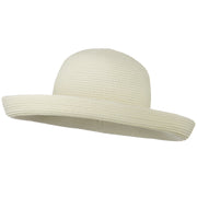 Sewn Braid Kettle Brim Self Tie Hat
