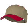 Two Tone Cotton Twill Low Profile Strap Cap