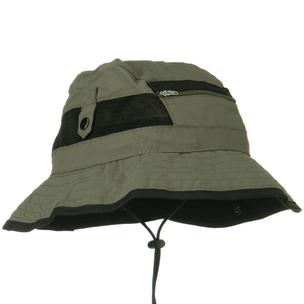 Boonie hat with buttons sales