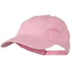 Washed Solid Pigment Dyed Cotton Twill Brass Buckle Cap