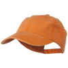 Washed Solid Pigment Dyed Cotton Twill Brass Buckle Cap