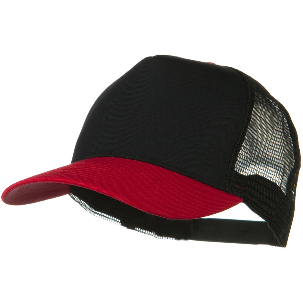 Two Tone Cotton Twill 5 panel Mesh Back Cap | Trucker Cap | e4Hats ...