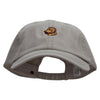 Golden Retriever Embroidered Big Size Washed Pigment Dyed Cap - Stone XL-3XL