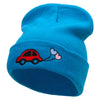Car Wedding Balloons Embroidered 12 Inch Long Knitted Beanie