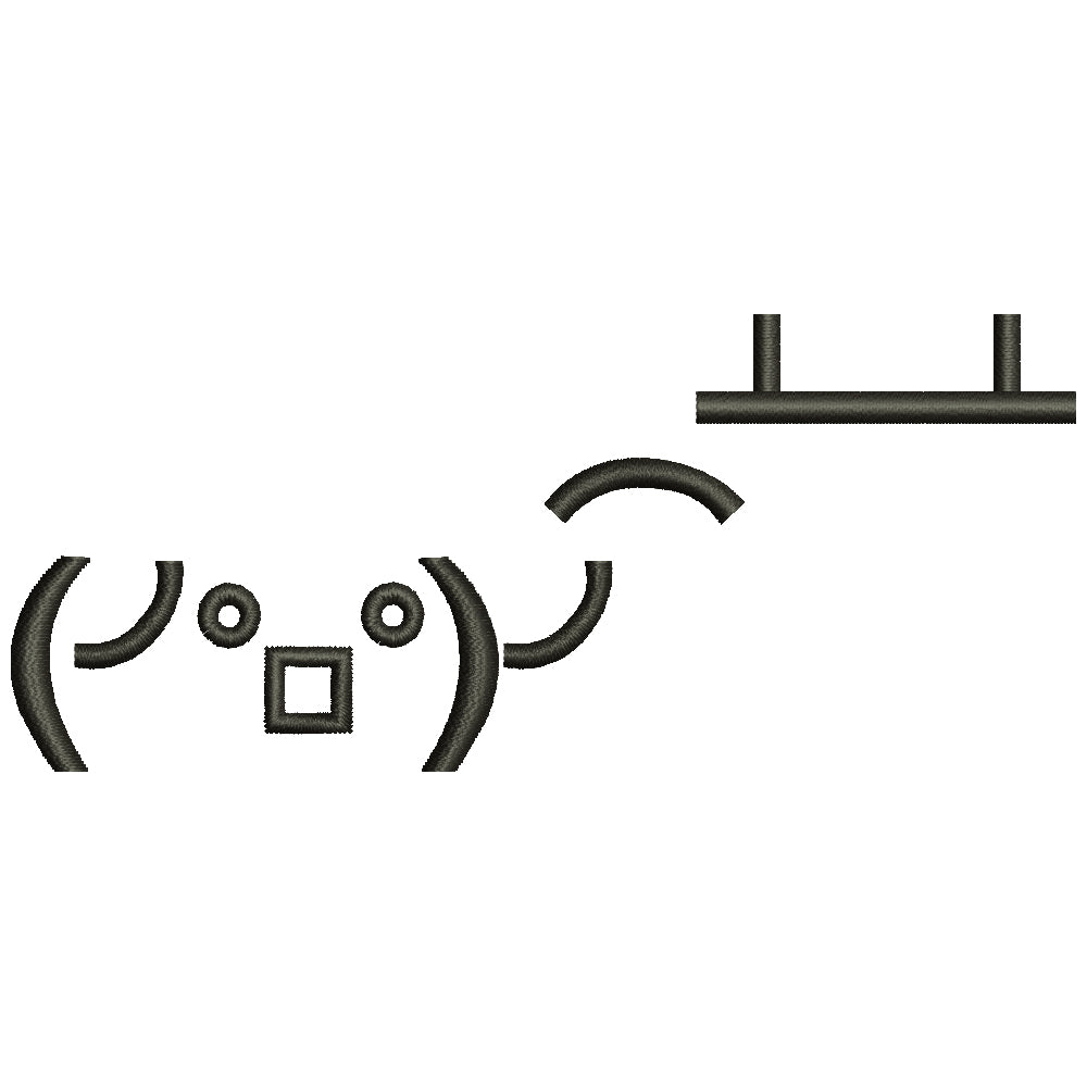 Flipping Table Text Emoticon Symbol