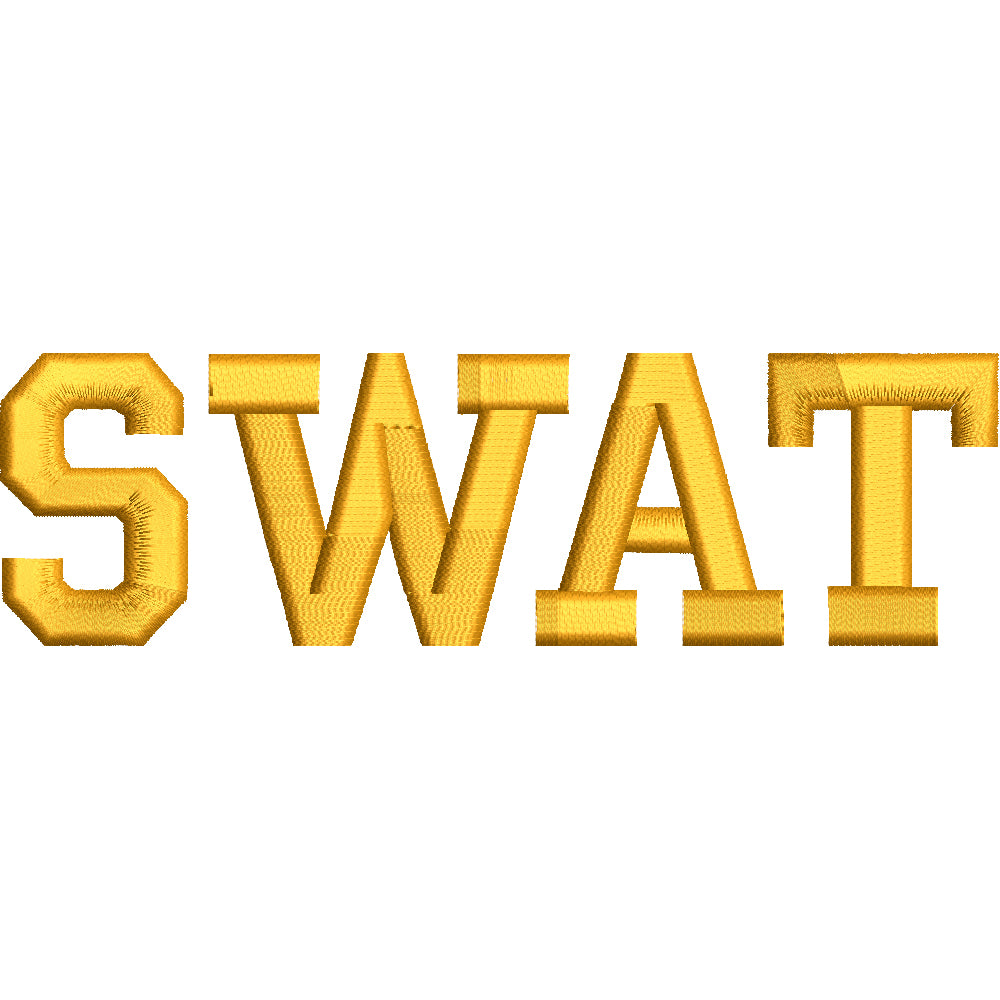 Law Enforcement SWAT | Enforcement Digitized Embroidery Design | e4Hats ...
