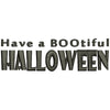 Words of Have a Bootiful Halloween