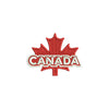 Wording of Canada with Maple Leaf
