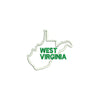 West Virginia with Map Outline