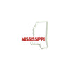 Mississippi with Map Outline