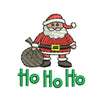Ho Ho Ho Santa Logo