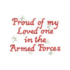 Loved One in Armed Forces