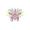 Mardi Gras Feather Mask
