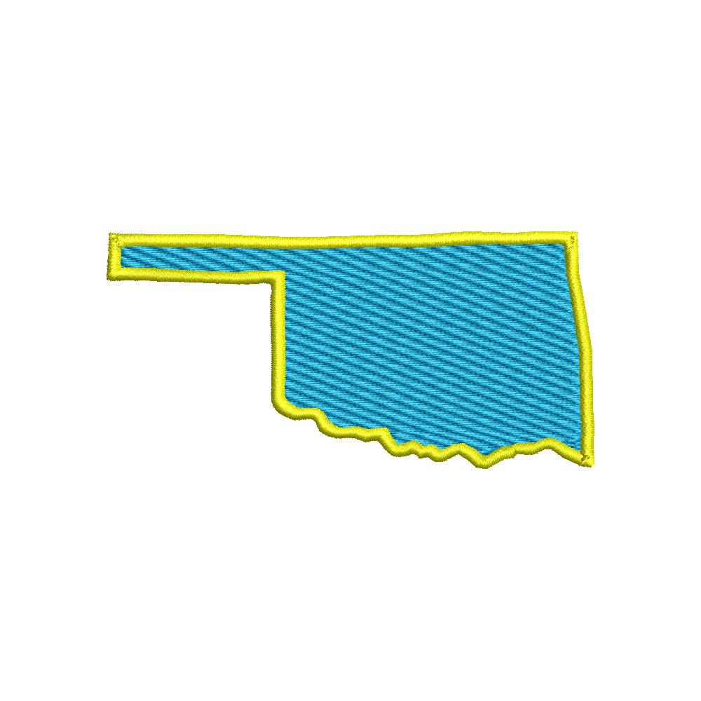 Oklahoma State Map City State Digitized Embroidery Design E4Hats oklahoma-state-map-city-state-digitized-embroidery-design-e4hats