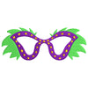 Mardis Gras Glasses With Plumes
