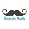 Mustache Month Logo
