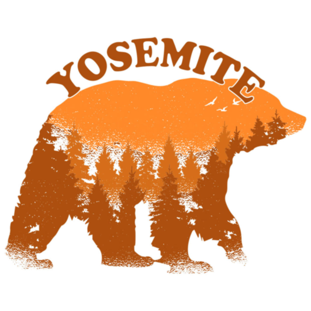 Orange Yosemite Forest Bear Leisure DTG Printing Design E4Hats orange-yosemite-forest-bear-leisure-dtg-printing-design-e4hats