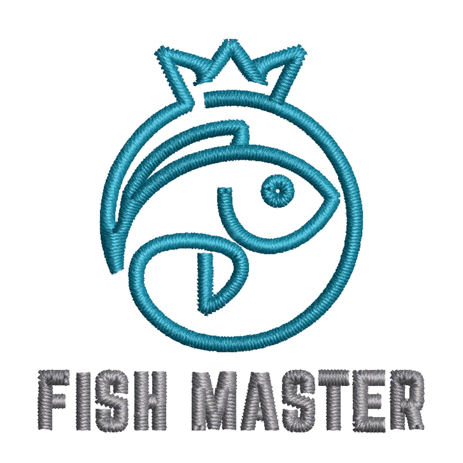 Fish Master | Leisure Digitized Embroidery Design | e4Hats – e4Hats.com