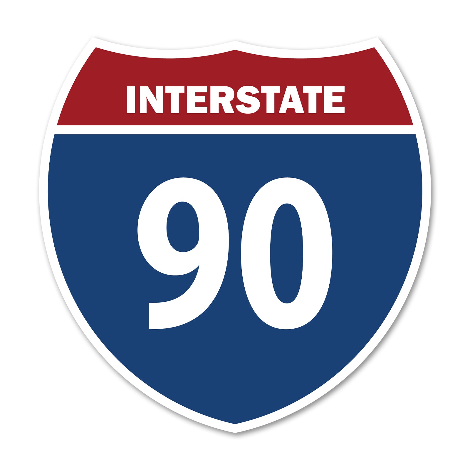 Interstate Highway 90 | City/State DTG Printing Design | e4Hats ...