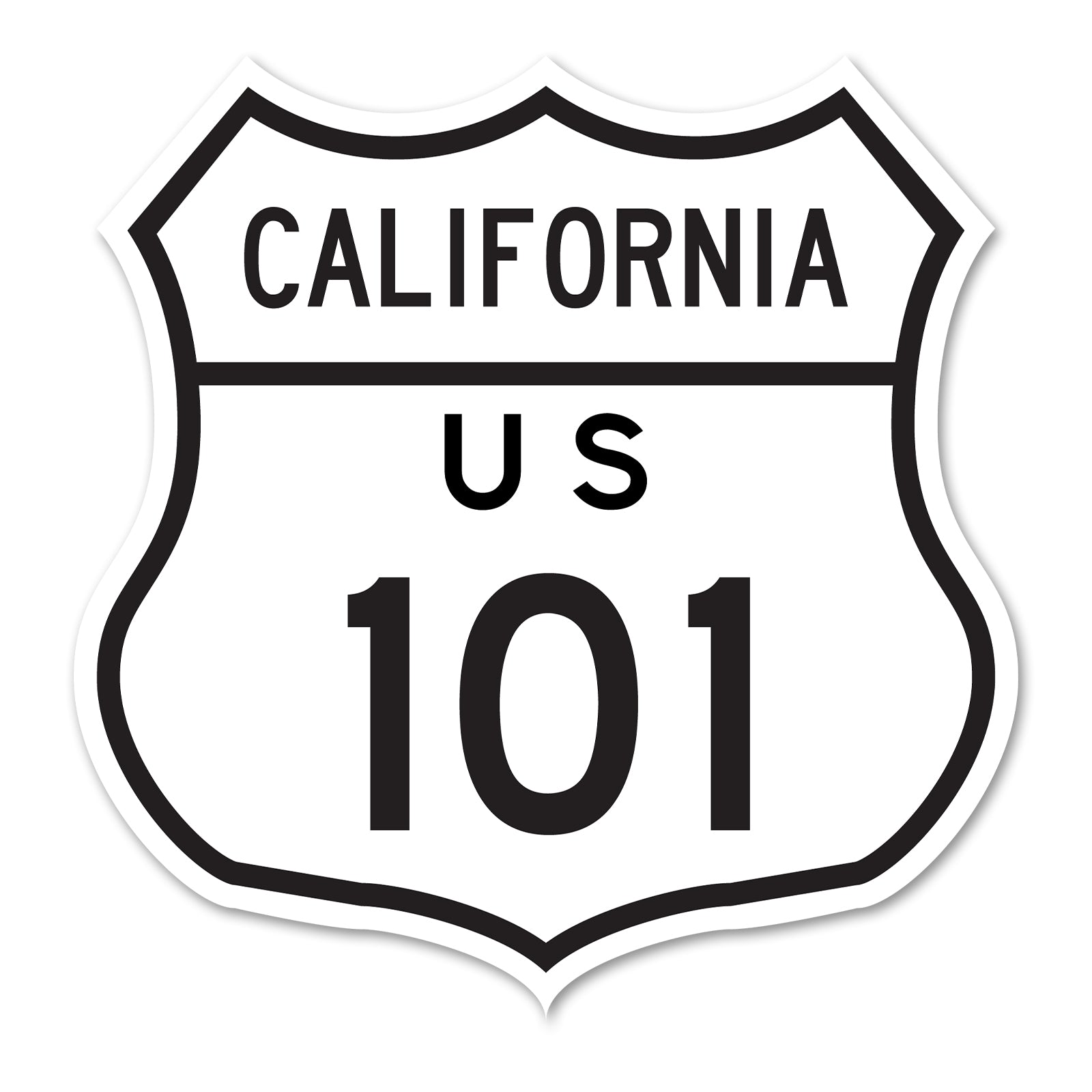 Us 101 Highway Map - m05wxyu
