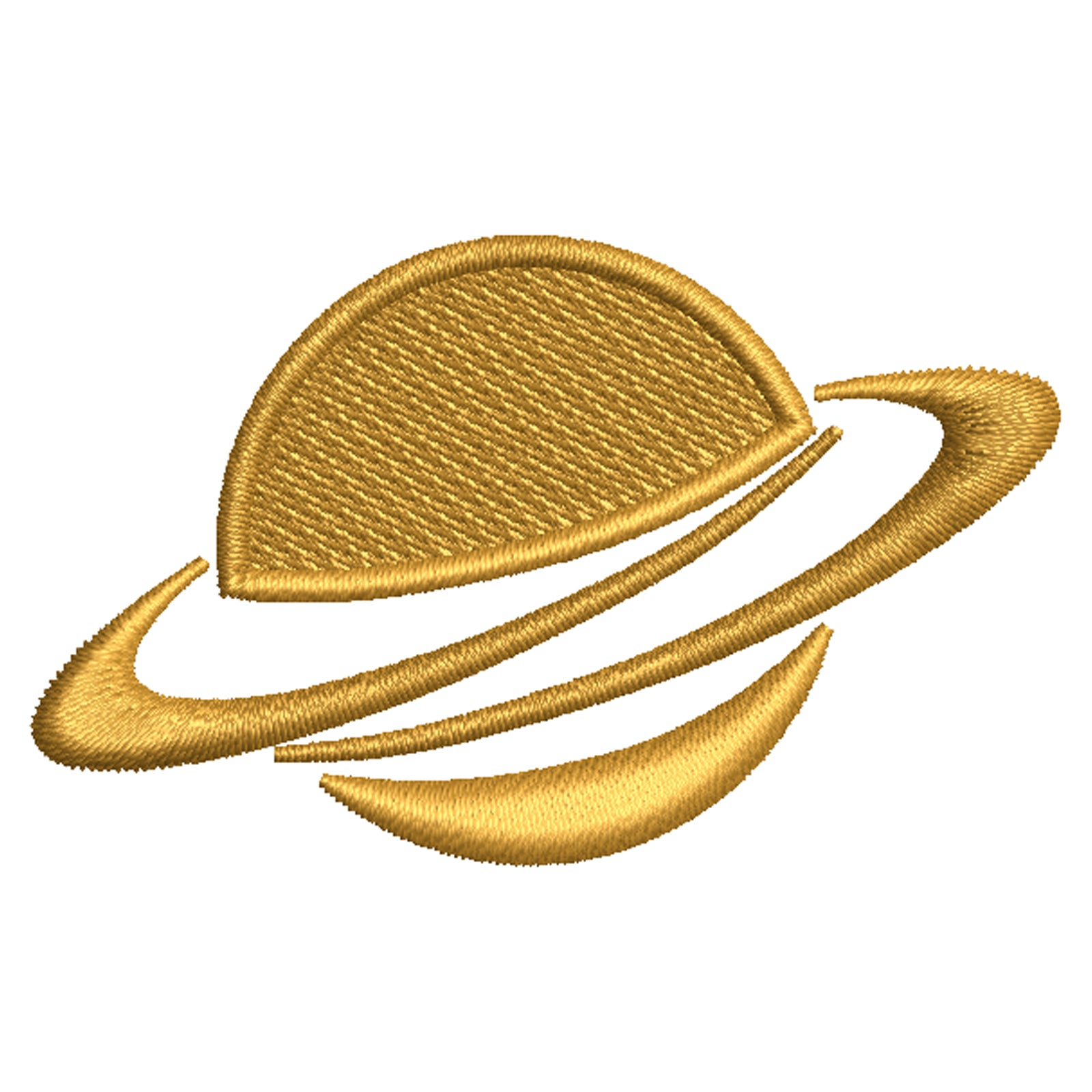Ringed Planet | NASA Digitized Embroidery Design | e4Hats – e4Hats.com