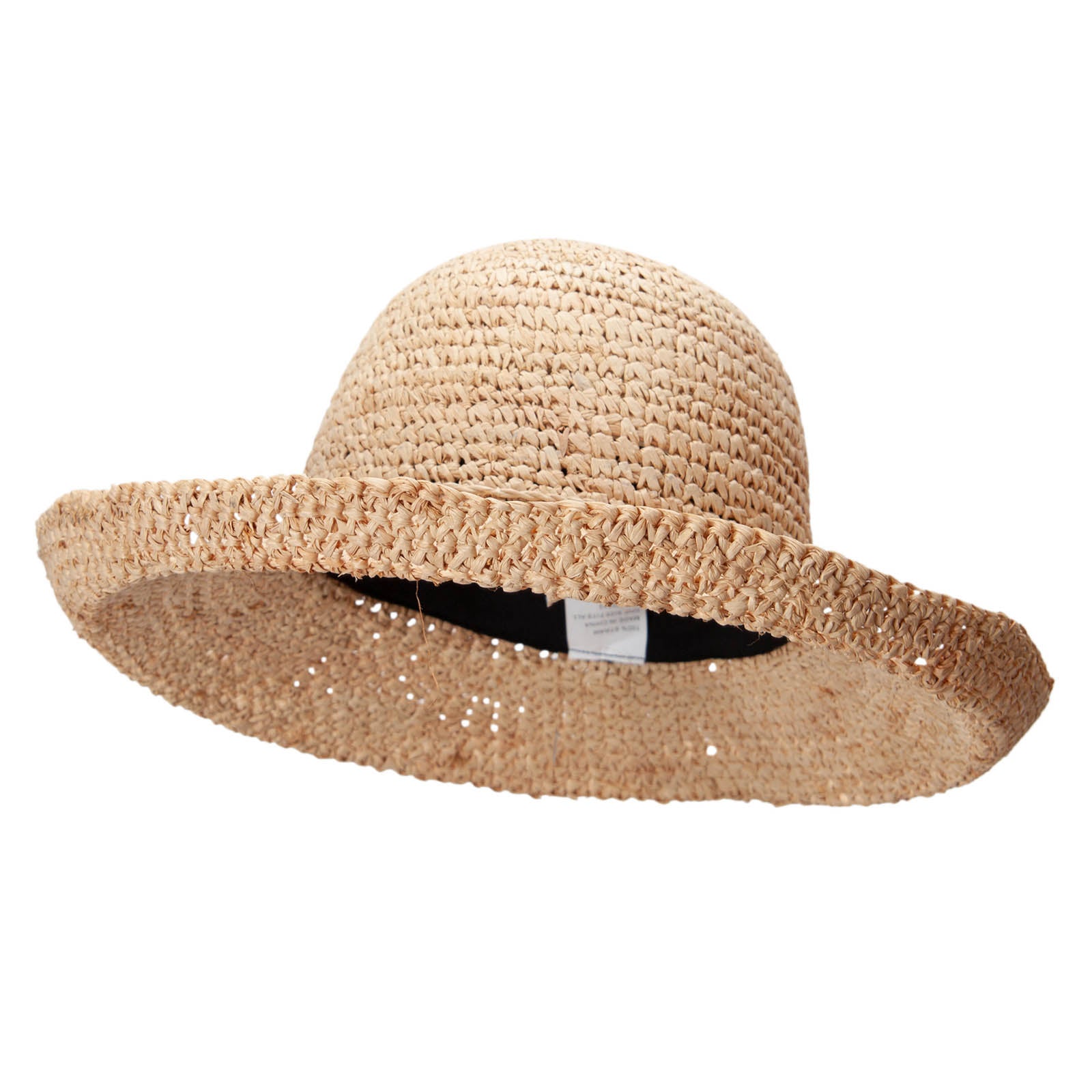 Raffia Roll Up Brim Hat | Bucket/Dressy Hat | e4Hats – e4Hats.com