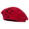 Ladies Stars Designed Wool Beret Hat