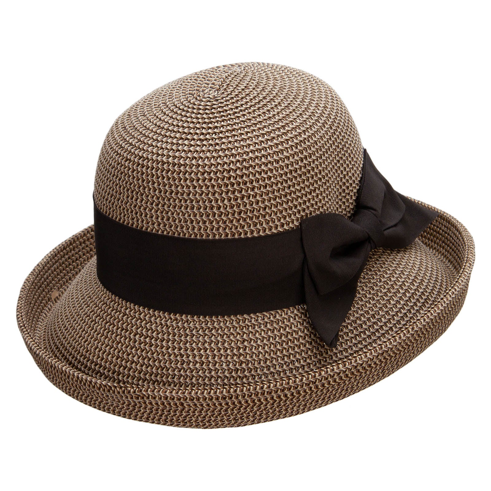 Packable Grosgrain Bow Hat