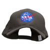 NASA Insignia Embroidered Big Size Structured Solid Poly Cotton Twill High Profile Pro Style Cap - Olive XL-3XL