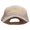Security Embroidered New Big Size High Profile Twill Cap - Khaki XL-3XL