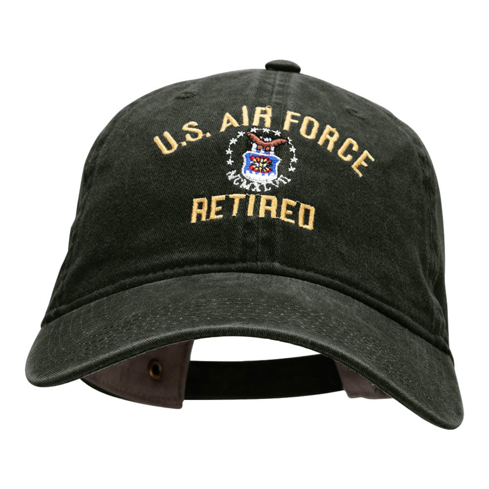 U.S. Air Force Retired Embroidered Washed Pigment Dyed Cap | Air