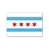 Chicago flag Heat Transfer Sticker