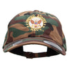 Officially Licensed United States Navy Circle Emblem Unstructured Low Profile 6 panel Cotton Cap - Green-Camo OSFM