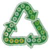 Int'l Recycling Symbol Ecology Iron on Patch